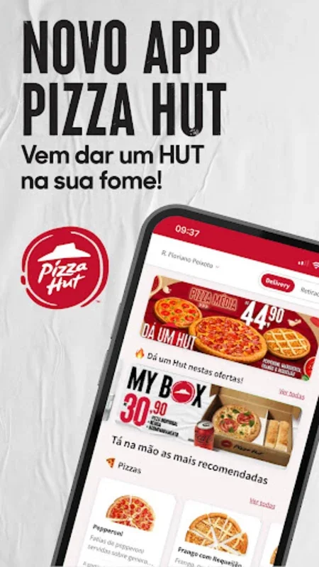 Pizza Hut Brasil for Android - Great Deals and Easy Ordering