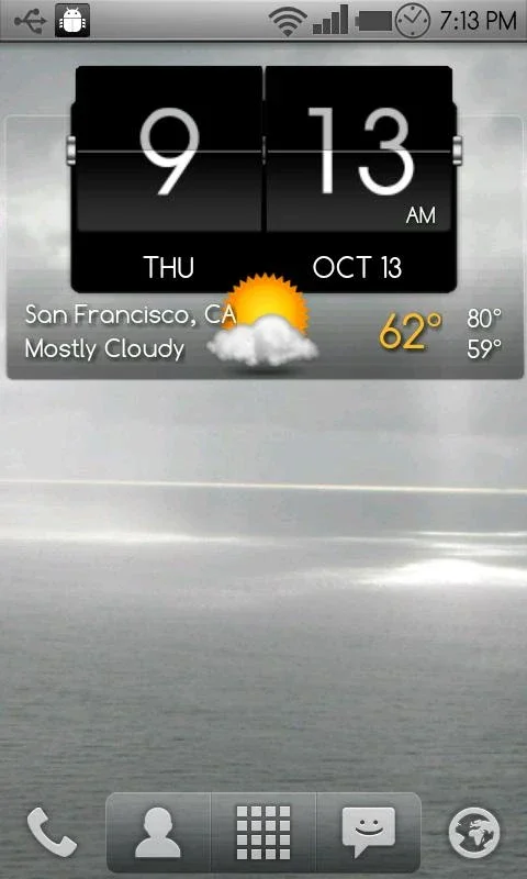 3D Flip Clock & World Weather Widget Theme Pack 1 for Android