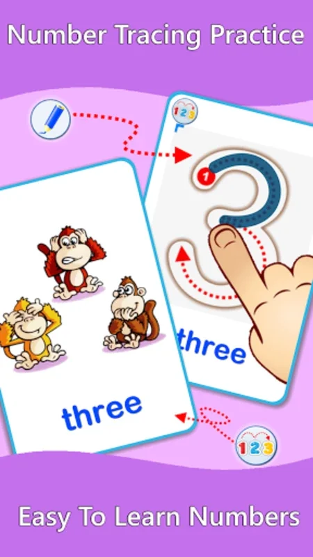 123 Numbers Flashcards for Android - Interactive Learning