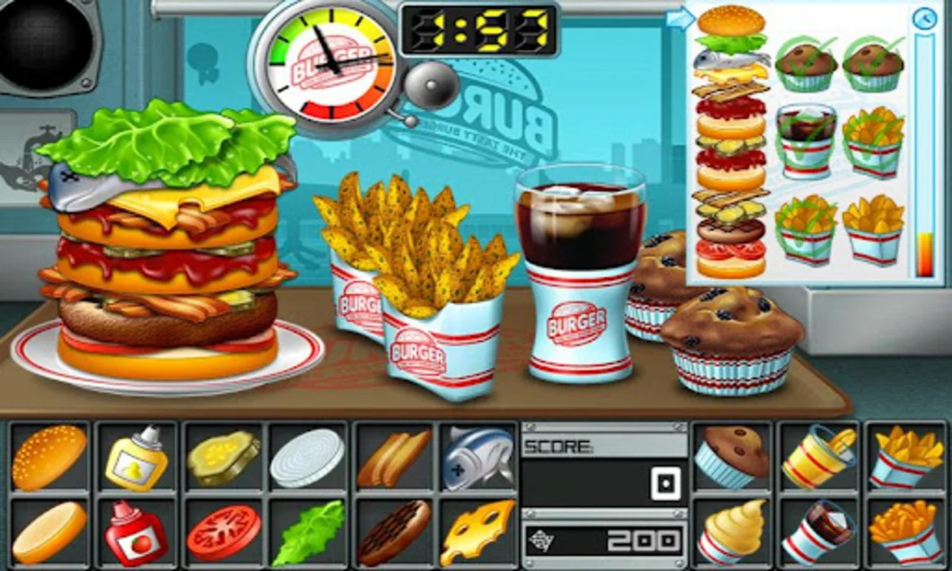 Burguer for Android - Fast Hamburger Preparation Game