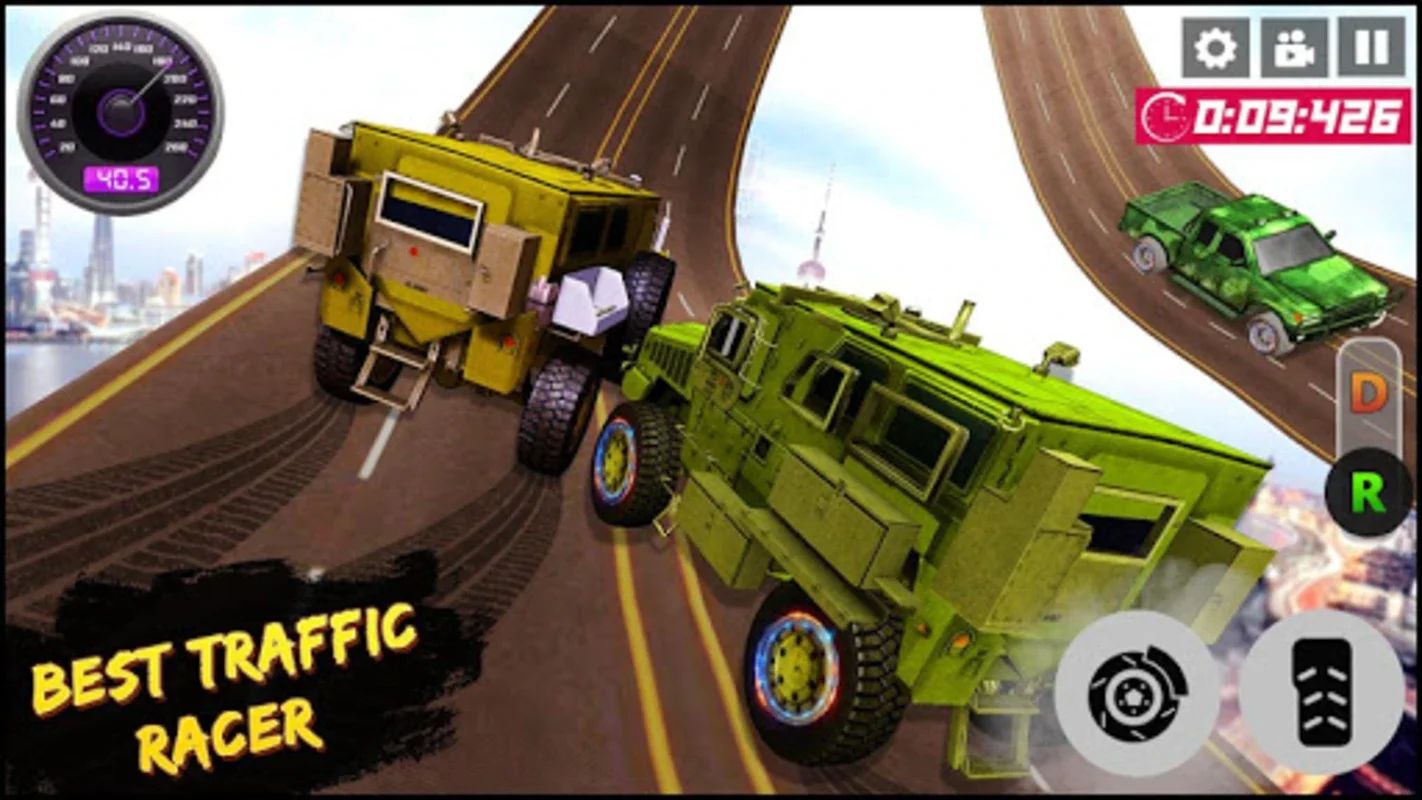 Impossible Military Jeep Car Stunt - Ramp Stunts for Android