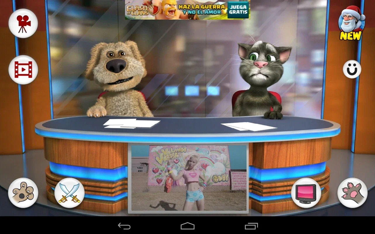 Talking Tom and Ben News Free for Android: Hilarious News - Show Interaction