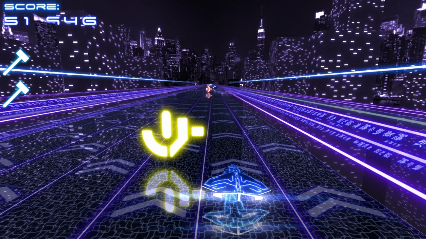 Neon City Free for Android - Immersive Space Racing