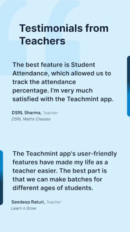 Teachmint - Tuition app for Android - Streamline Education