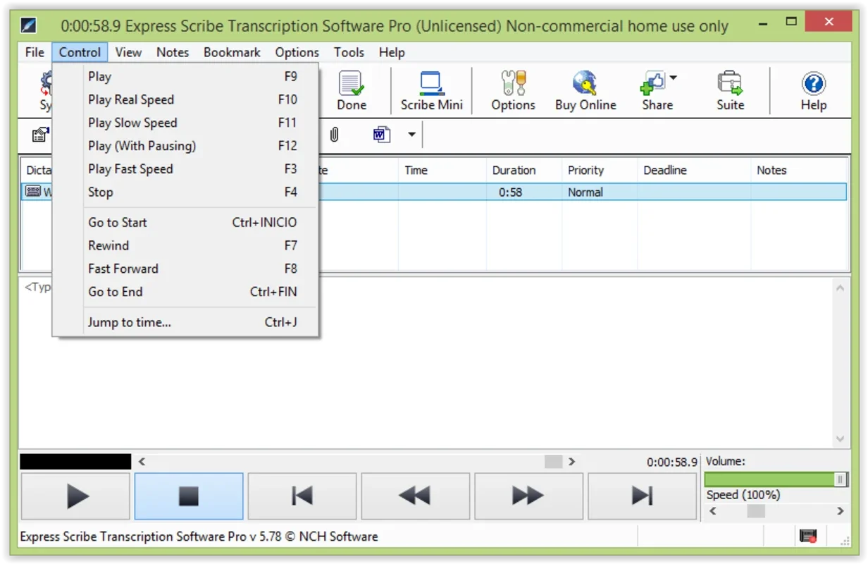 Express Scribe Transcription Software for Windows - Efficient Transcribing