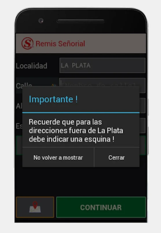 Remis Señorial for Android - Efficient Travel in La Plata