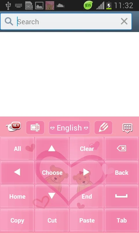 Pink Love Keyboard Free for Android - Add Romance to Typing