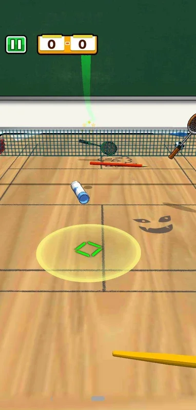 Badminton on desk for Android - Enjoy Indoor Badminton Games