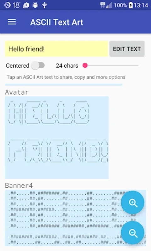 ASCII Text Art for Android - Transform Text into Art