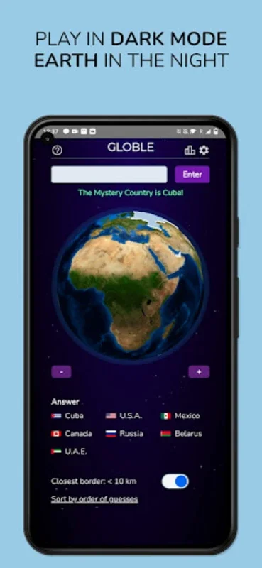 Globle - Country Guess Game for Android: Engaging Geography Fun