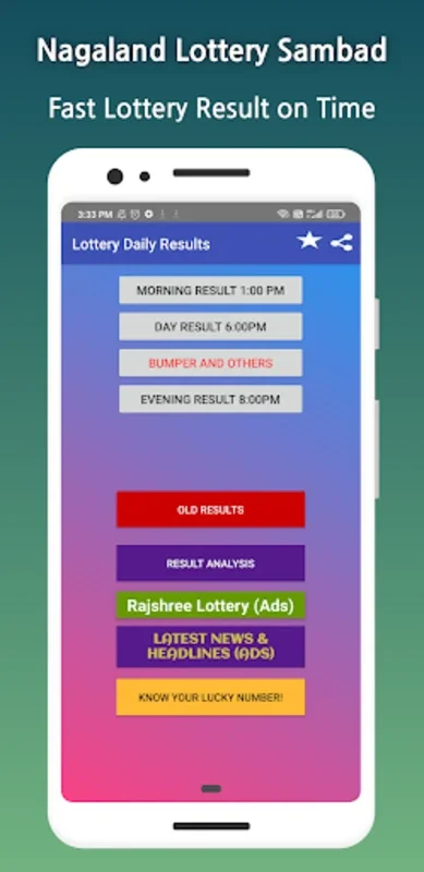 Nagaland Lottery for Android - Track Lottery Results Easily