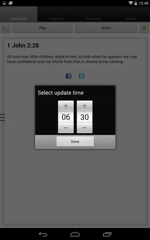 Daily Bible for Android: Start Your Day with Scripture