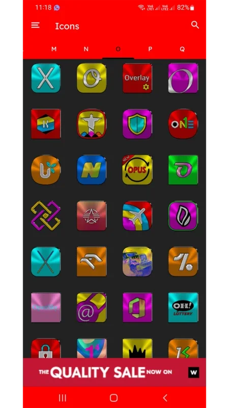 Colorful Nbg Icon Pack Free for Android - Rich in Icons and Features