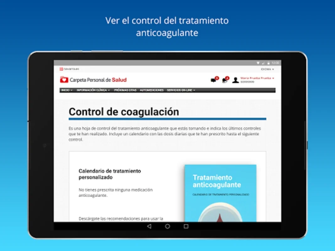 Carpeta Personal de Salud for Android - Manage Health Easily