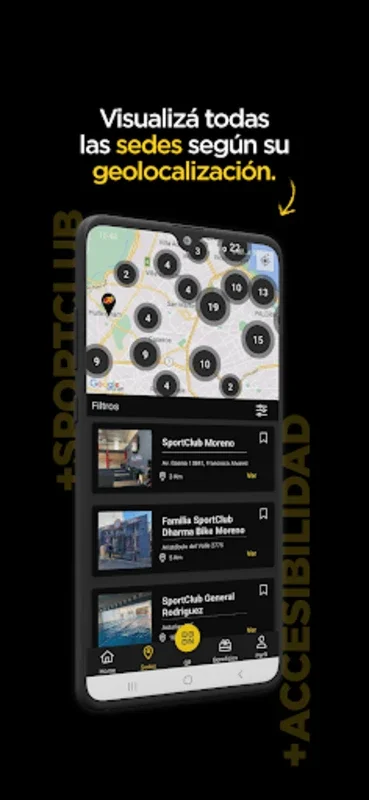 SportClub for Android - Securely Locate Sports Venues