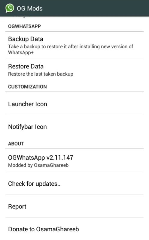 OGWhatsApp for Android: Use Two Numbers on One Device