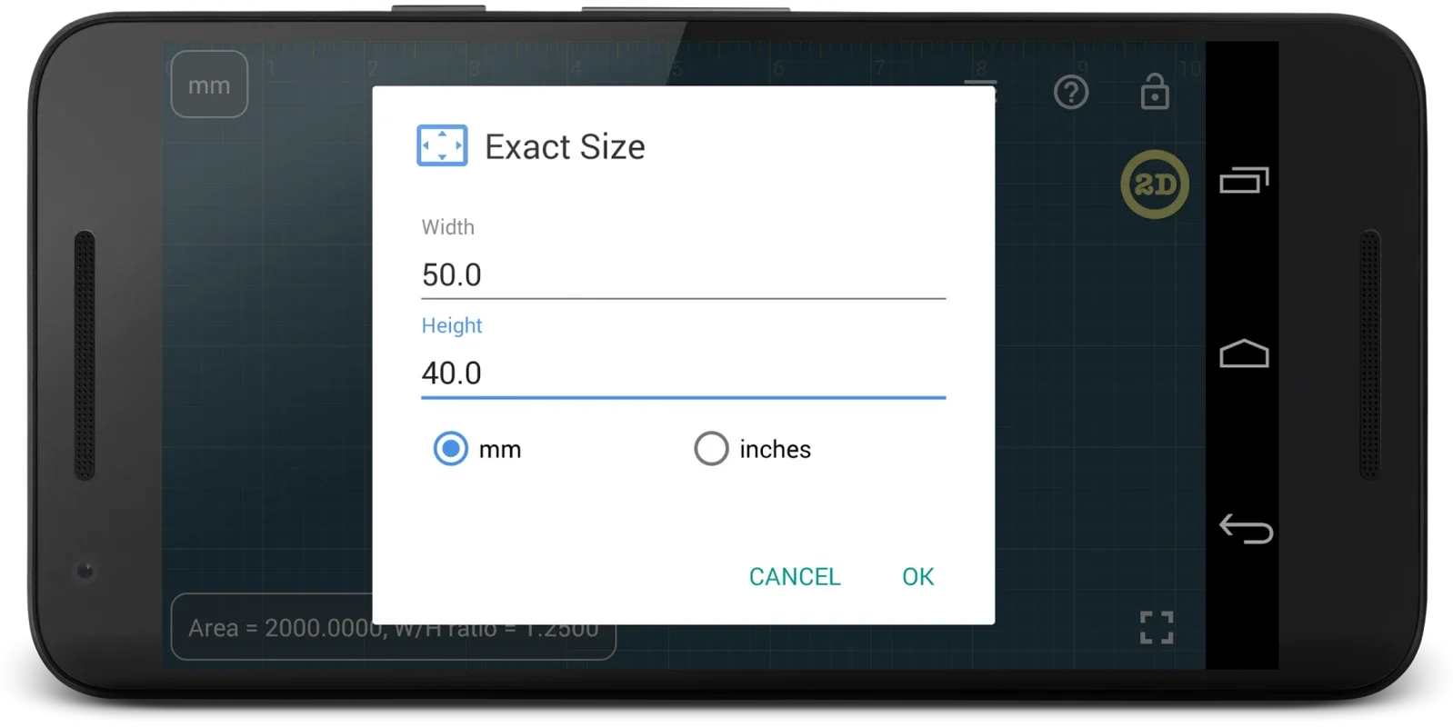 Millimeter for Android - Precise Screen Measurements