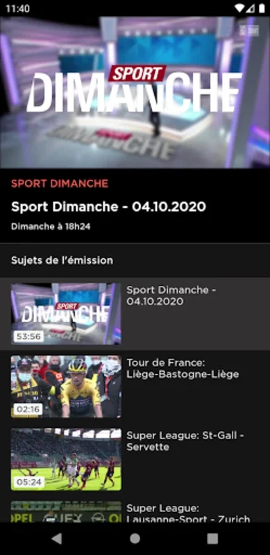 RTS Sport for Android: Unrivaled Sports Coverage