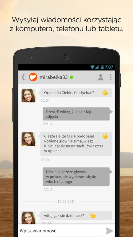 Sympatia for Android - Polish Dating App with Instant Chat and Photo Focus