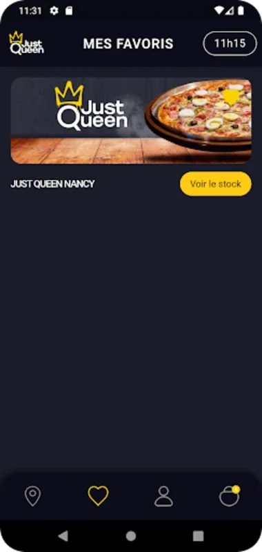 Just Queen for Android: Simplify Pizza Ordering