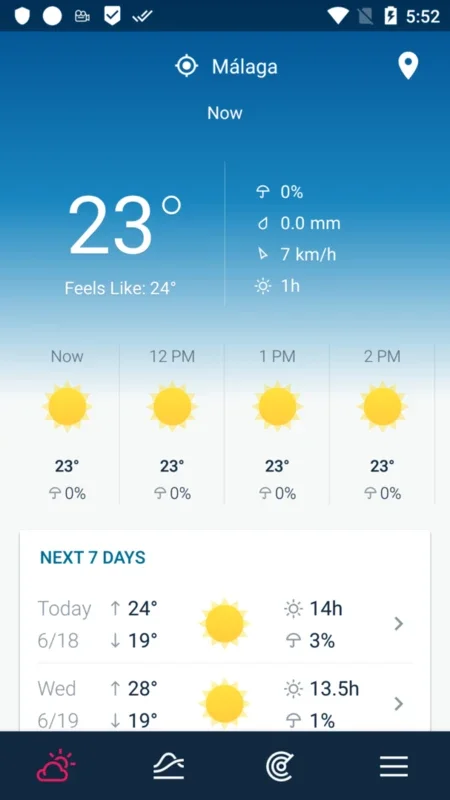 WeatherPro for Android - Comprehensive Weather Information