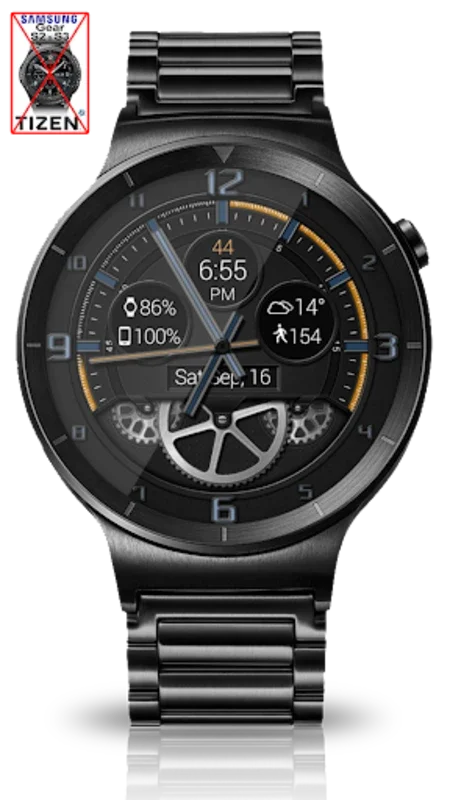 Bold Gears HD Watch Face for Android - Customizable & Versatile