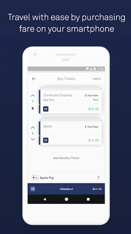 LA Mobile for Android - Streamlined Transit Ticketing