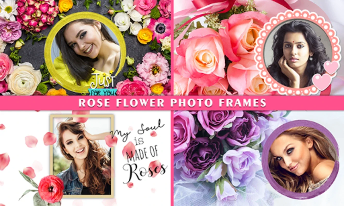 Rose Flower Frames for Android - Enhance Photos with Elegance