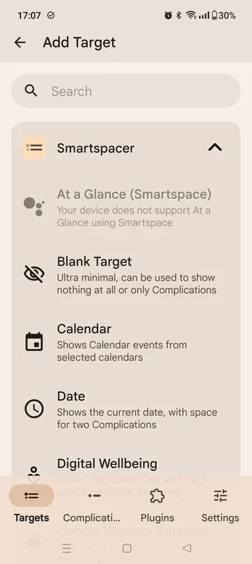 Smartspacer for Android: Enhanced At a Glance Widget