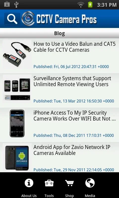 CCTV Camera Pros for Android - Ideal for Security Installers