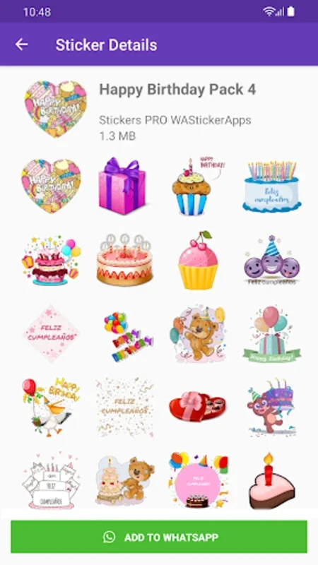 Stickers Happy Birthday for Android - Send Vivid Birthday Greetings