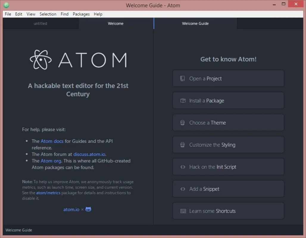 Atom for Windows - The Powerful Text Editor