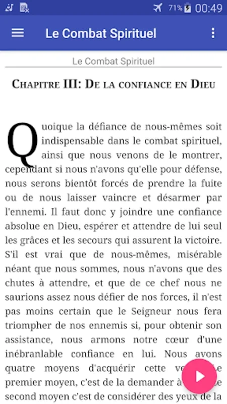 Le Combat Spirituel VE for Android - Deepen Your Spiritual Understanding