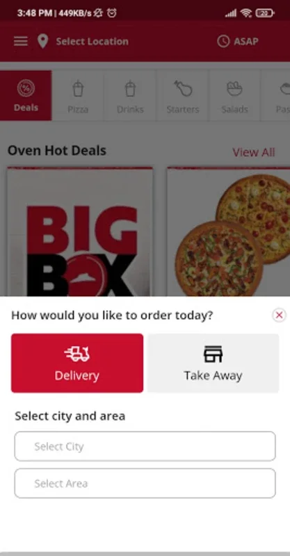 Pizza Hut Oman for Android - Order Pizzas with Ease