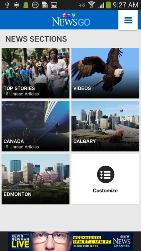 CTV News GO for Android - Stay Informed with the Latest News