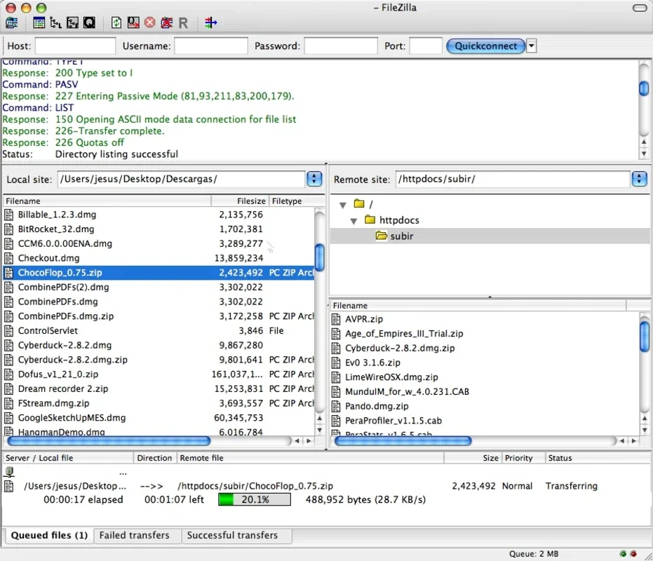 FileZilla for Mac: Effortless FTP Management