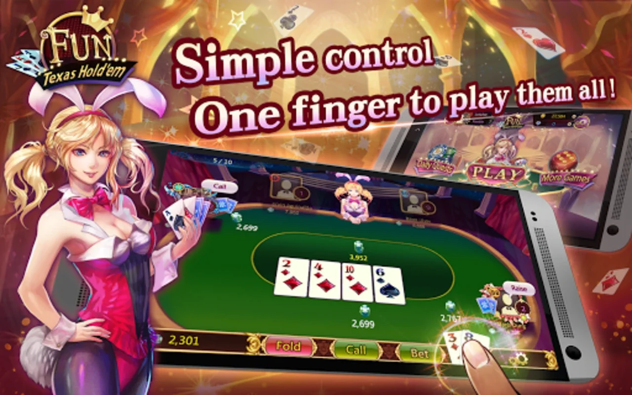 Fun Texas Hold'em Poker for Android - Immersive Poker Experience