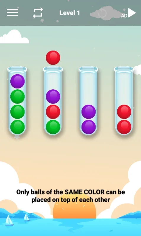 Ball Sort - Color Puzzle for Android: Engaging Puzzle Fun