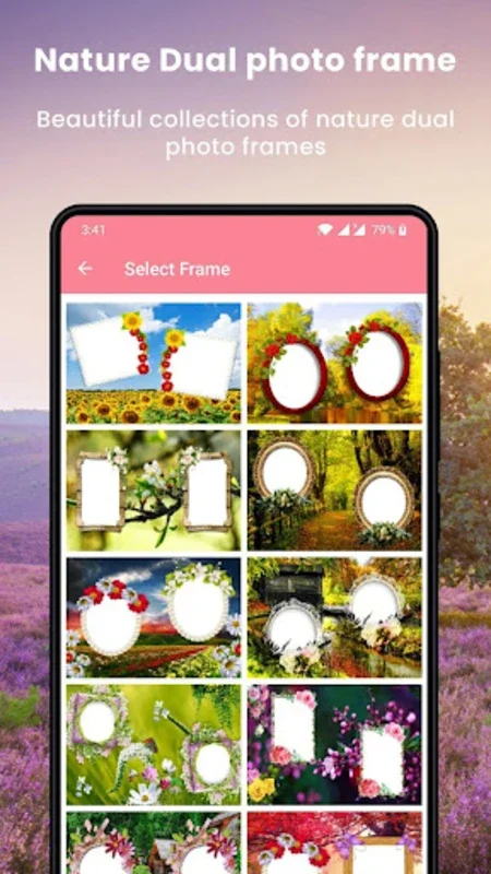 Nature Dual Photo Frame for Android - Create Stunning Dual Photos