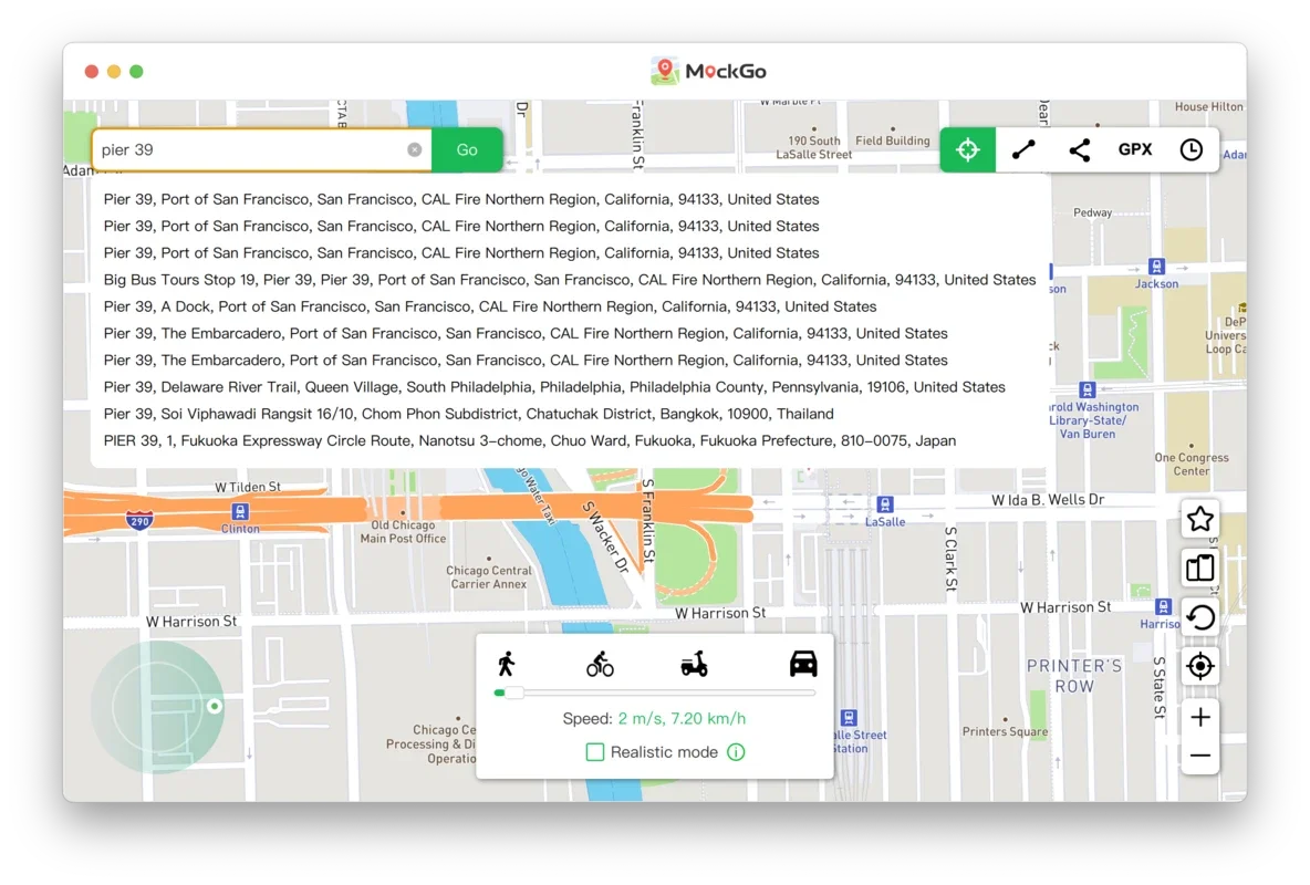 MockGo for Mac - Transform iOS GPS Locations