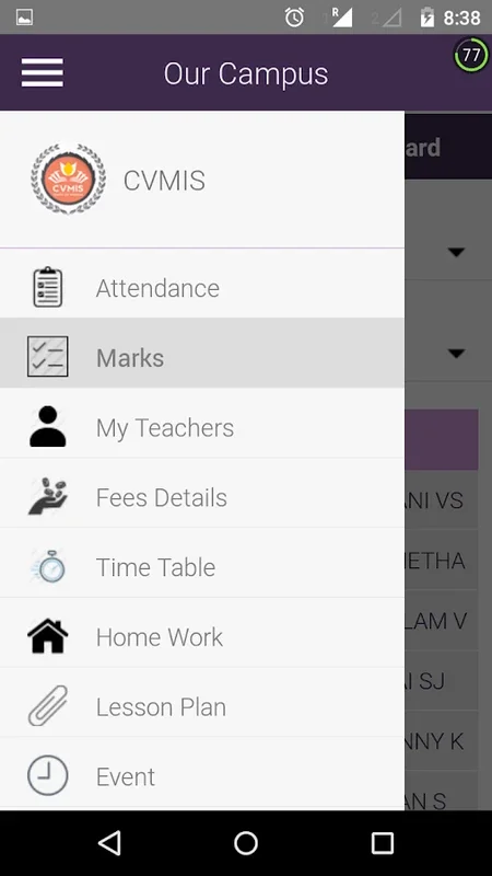 Chellappan Vidya Mandir CVMIS for Android - Streamlined School Communication