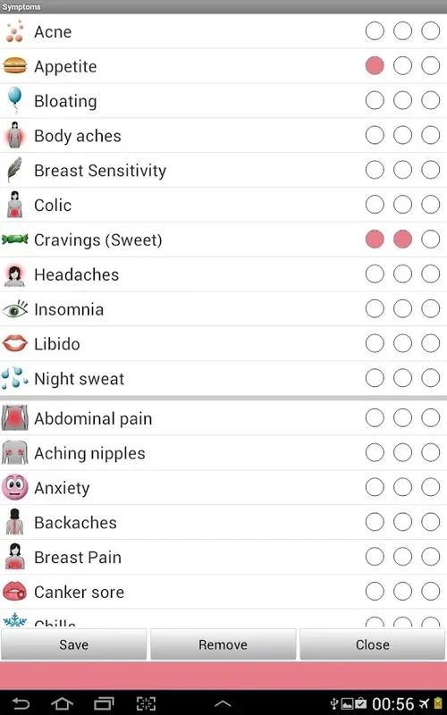 WomanLog for Android - A Women's Health Companion