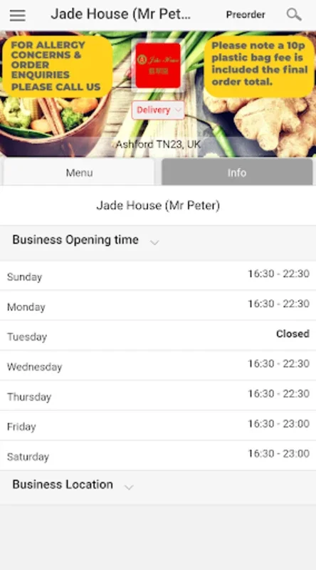 Jade House for Android: Effortless Chinese Cuisine Takeaway