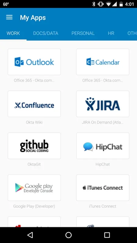 Okta Mobile for Android - Secure SSO Workspace