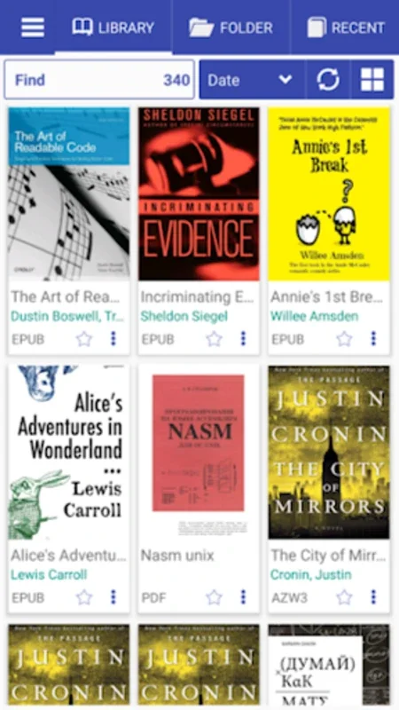 eBook Library for Android - Customizable Reading Experience