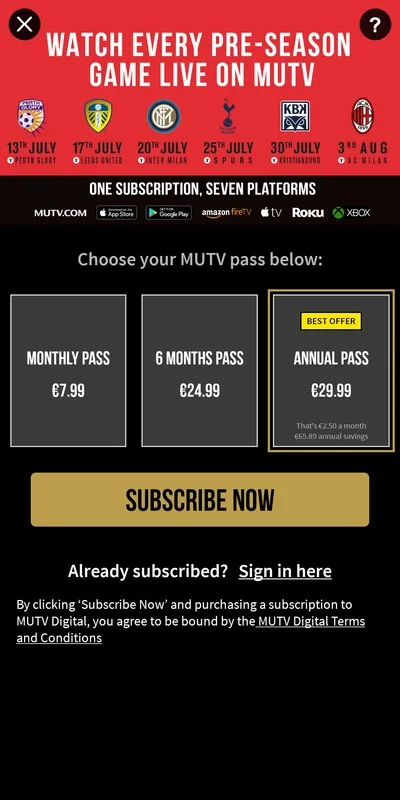 MUTV – Manchester United TV for Android - Stay Updated with Your Favorite Team