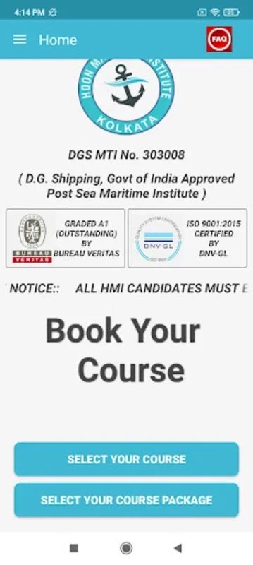 Hoon Maritime Institute for Android - Quality Maritime Courses