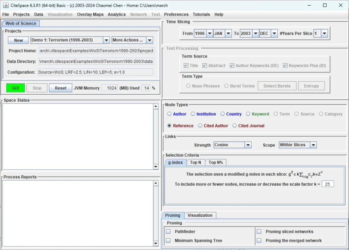 CiteSpace for Windows: Visualizing Research Trends