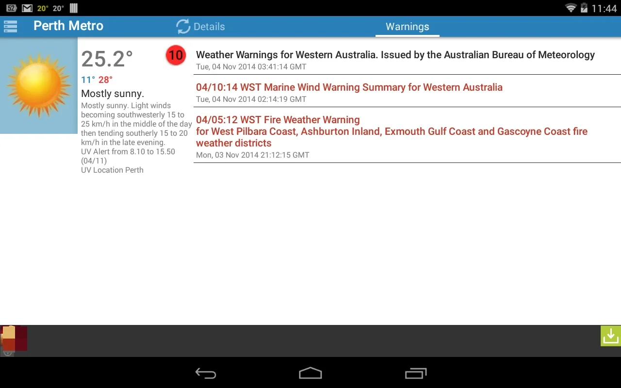 Au Weather Free for Android - Stay Updated with Australian Weather