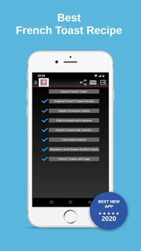 French Toasts Recipe for Android - No Downloading Needed